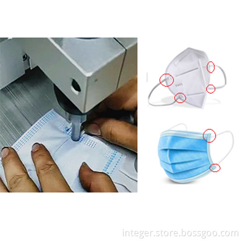 Cheapest 2020 Ultrasonic Single Spot Ear Loop Welding Machine For KN95 Flat Disposable Face Mask